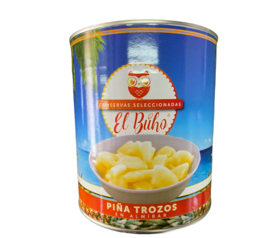 Piña en Trozos El Buho Tarro 3,060 Kg1