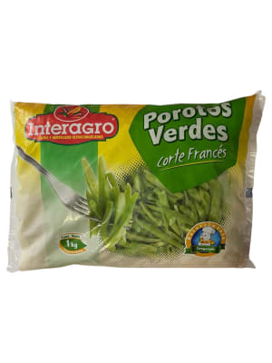 Porotos Verdes Cortes Frances Interagro Bolsa 1 kg