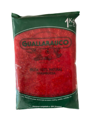 Pulpa Frambuesa Guallarauco Bolsa 1 kg