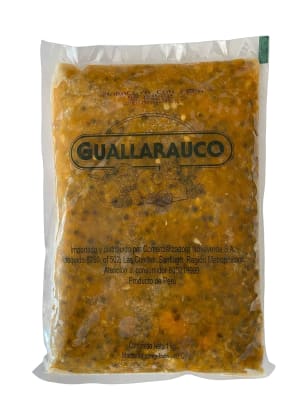 Pulpa Maracuya con Pepas Guallarauco Bolsa 1 kg1