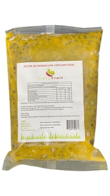 Pulpa Maracuya con Pepas Frutti Fruit Bolsa 1 kg