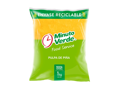 Pulpa Piña Minuto Verde Bolsa 1 kg