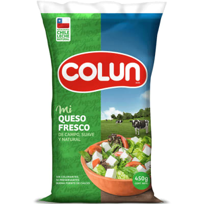 Queso Fresco Colun Bolsa 450 Gr