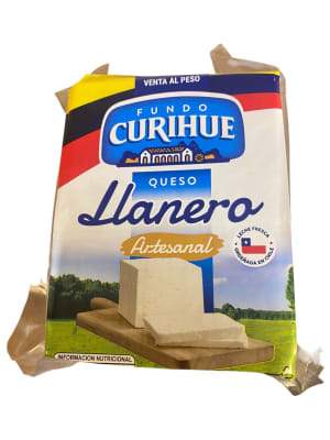 Queso Llanero Fundo Curihue Trozo 1,2 kg Aprox1