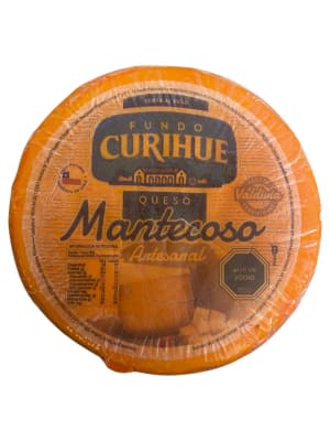 Queso Mantecoso Fundo Curihue Redondo 1,05 kg Aprox