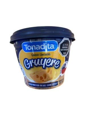 Queso Untable Gruyere Tonadita Pote 180 Gr
