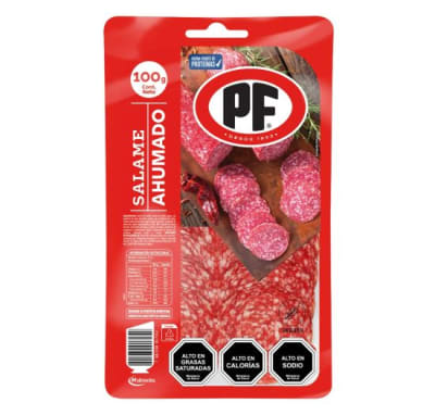 Salame Laminado Ahumado PF 100 Gr