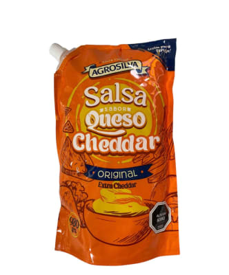 Salsa Queso Extra Cheddar Agrosilva Bolsa 930 gr
