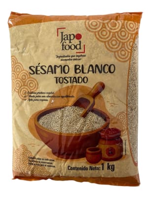 Sesamo Blanco Tostado JapoFood Bolsa 1 kg