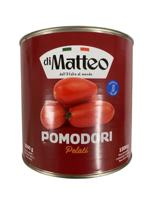 Tomate Entero Pelado Di Matteo Tarro 2,5 kg1