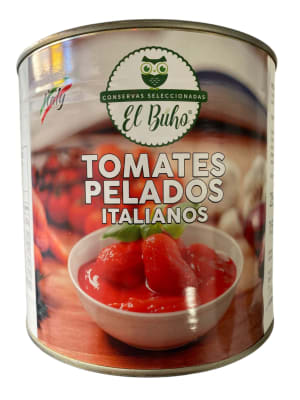Tomate Entero Pelado El buho Tarro 2,5 kg