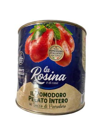 Tomate Entero Pelado La Rosina Tarro 2,5 kg
