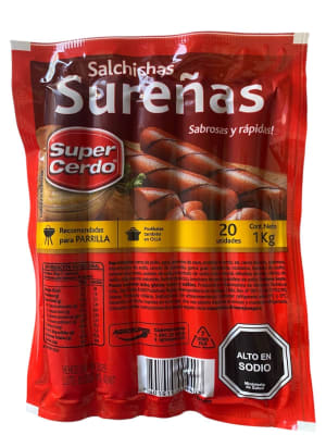 Vienesa Sureña Super Cerdo 1 kg1
