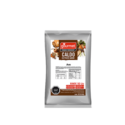Caldo en Polvo de Ave Marca Gourmet