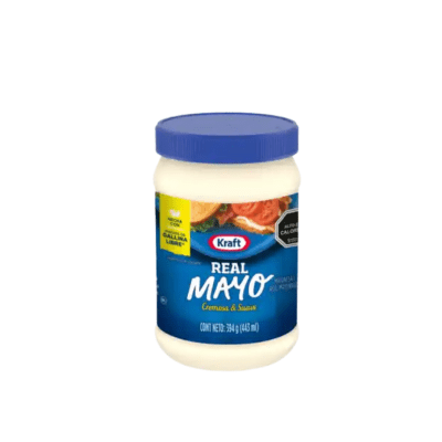 Mayonesa Pequeña Marca Kraft  Presentación de 394 gr.