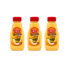 3 unidades de Salsa Cheddar Fritz 250 g