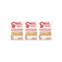 3 unidades de Tiras de Pollo Rebozadas Sadia 2 kg