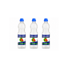 3 unidades de Vinagre Blanco Incoloro Traverso 1 litro
