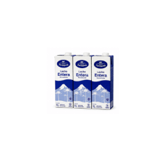 3 unidades de Leche Entera Pitrufquén 1 litro
