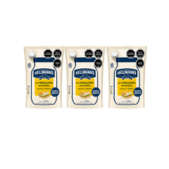 3 unidades de Mayonesa Hellmann's 630 g