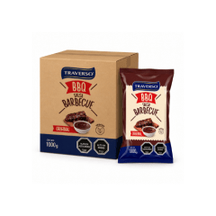 Caja de 10 unidades de Salsa Barbecue Traverso 1 litro