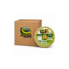 Caja de 6 unidades de Patacón Verde (Tostón) Poweon 1 kg