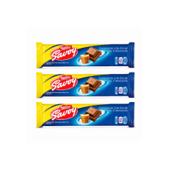 3 unidades de Chocolate de Leche Savoy 30 g