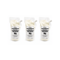 3 unidades de Mayonesa Americana Auténtica 1 kg