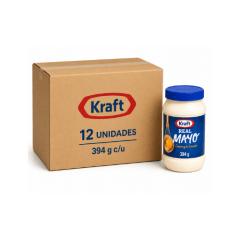 Caja de 12 unidades de Mayonesa Kraft 394 g
