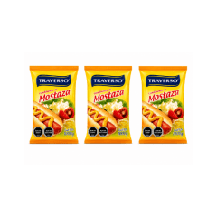 3 unidades de Mostaza Traverso 1 kg