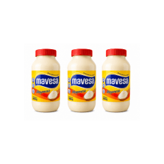 3 unidades de Mayonesa Mavesa 445 g