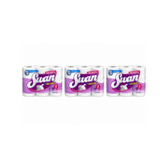 3 unidades de Papel Higiénico Swan x 6 Rollos