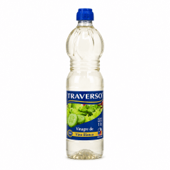 Vinagre de Vino Blanco Traverso 1 litro