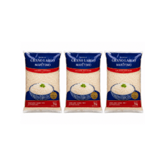 3 unidades de Arroz Grano Largo Martino 1 kg