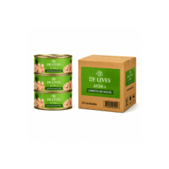 Caja de 24 unidades de Atún Lomito en Aceite Reyes 140 g