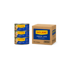 Caja de 48 unidades de Atún Lomito en Aceite San José 140 g