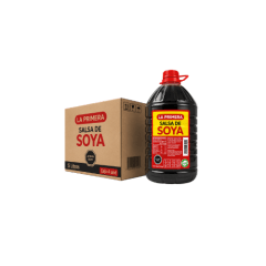Caja 4 Und - Salsa de Soya la Primera 5 Lt