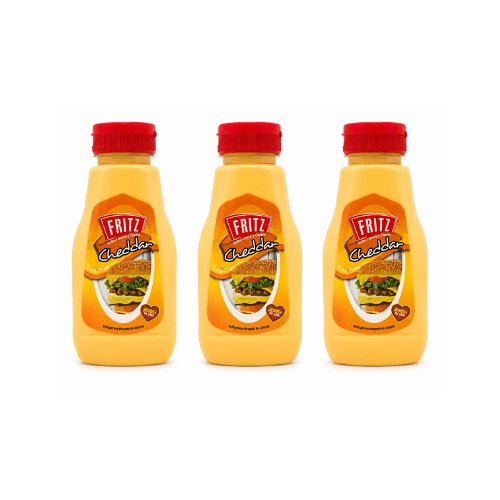 3 unidades de Salsa Cheddar Fritz 250 g1