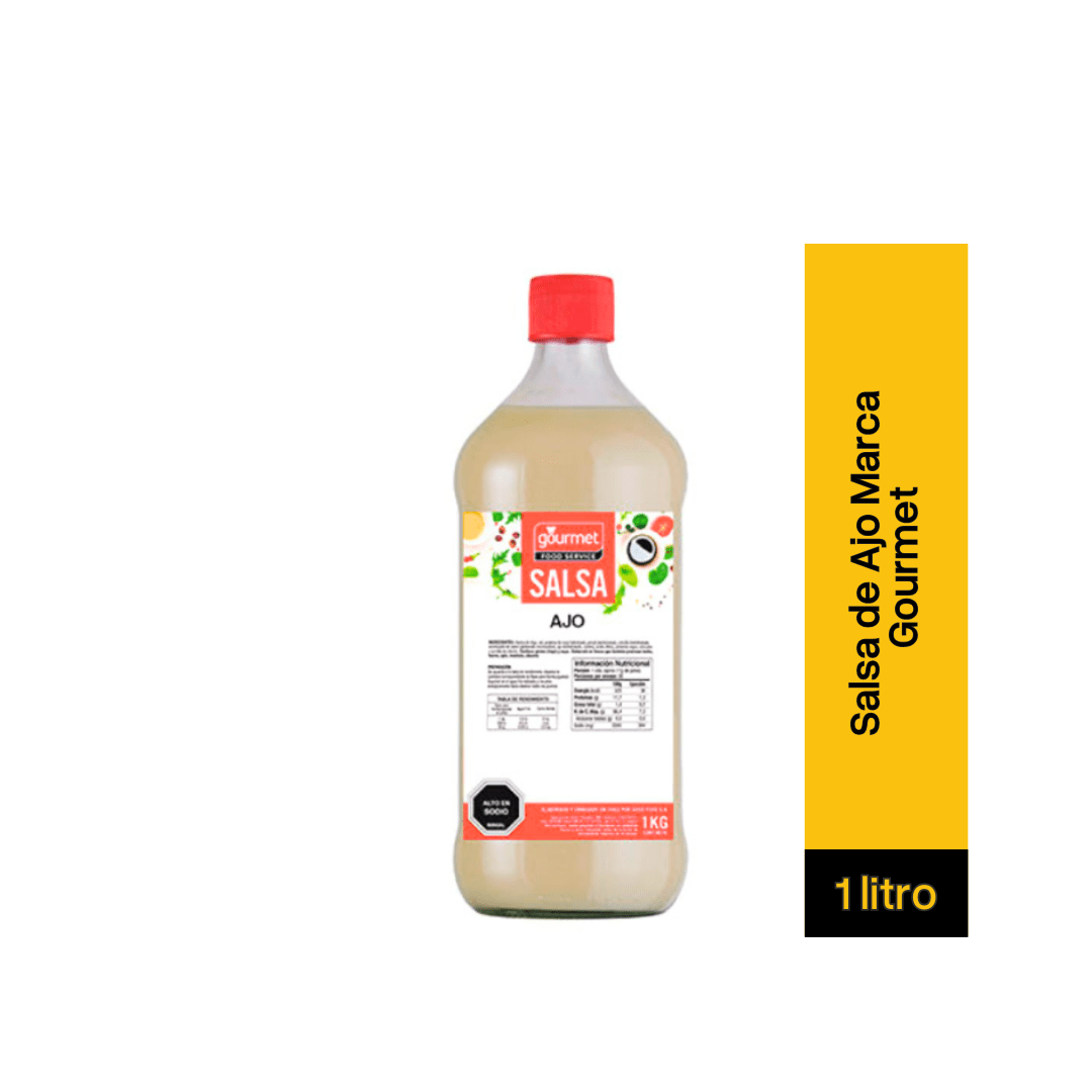 Salsa de Ajo Marca Gourmet3