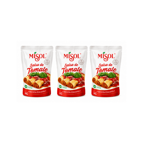3 unidades de Salsa de Tomate Misol 200 g1