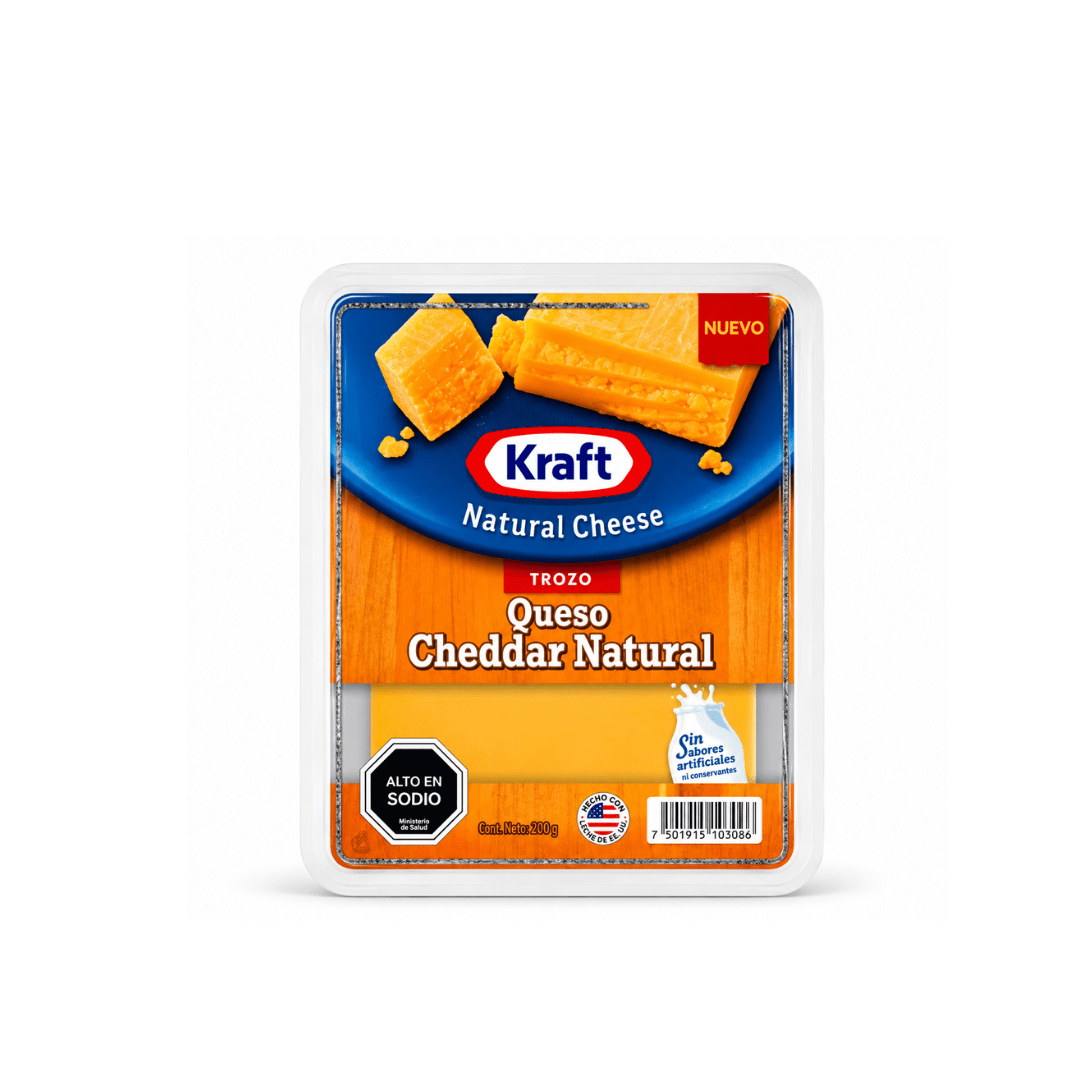 Queso Cheddar Laminado Kraft 75 g1
