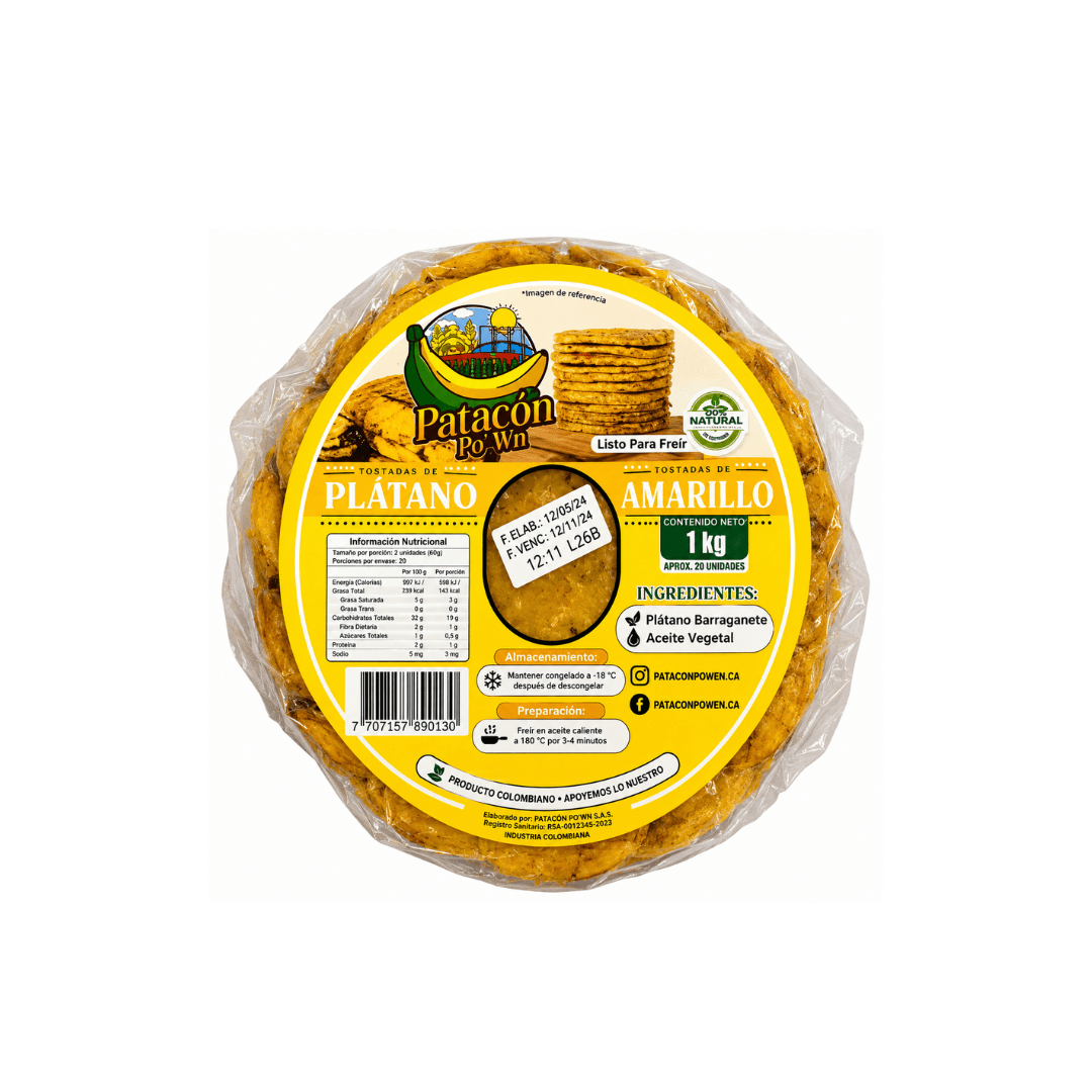 Patacón Amarillo Poweon 1 kg1