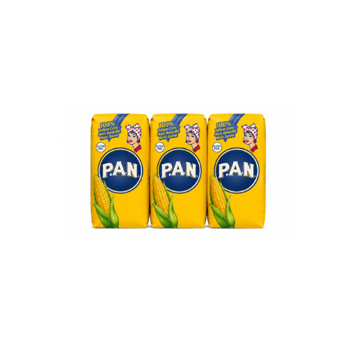 3 unidades de Harina de Maíz P.A.N. Blanca 1 kg1