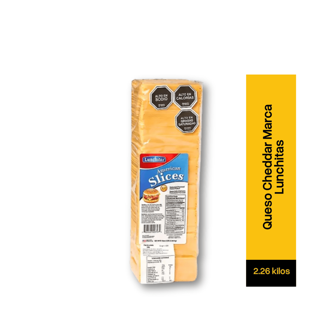 Barra de Queso Cheddar Marca Lunchitas3