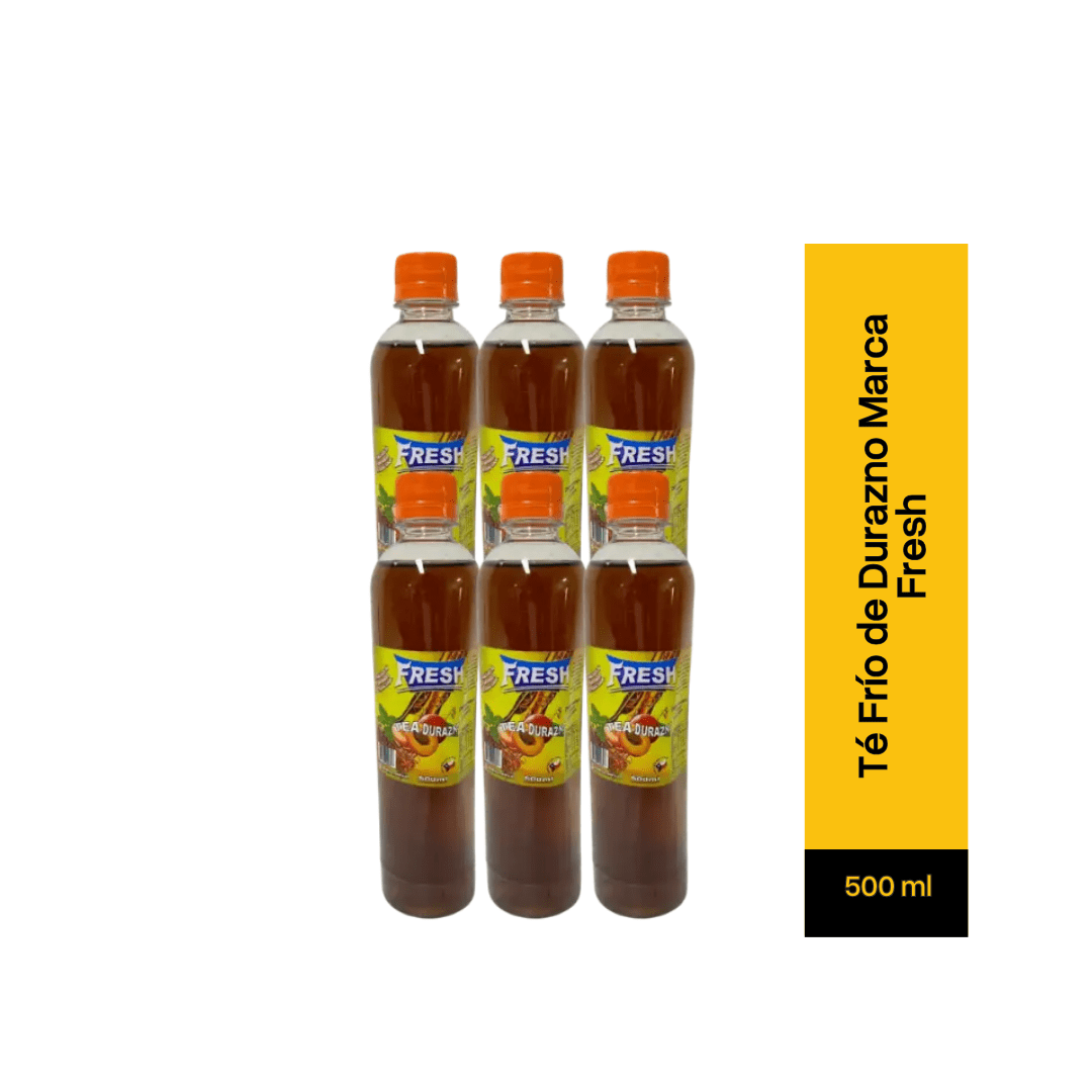 Pack de Té Frío de Durazno Marca Fresh3