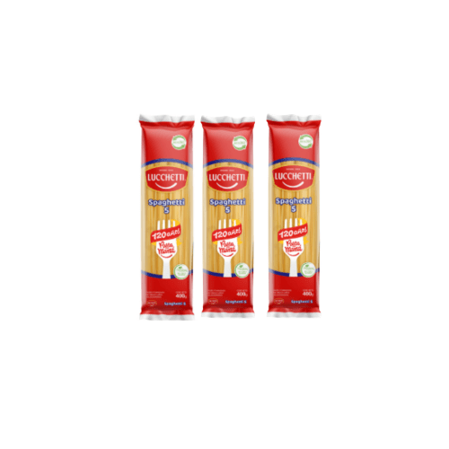 3 unidades de Pasta Spaghetti Lucchetti 400 g1