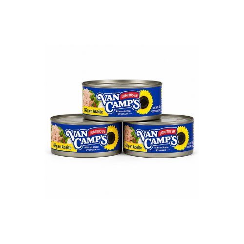 3 unidades de Atún Lomito en Aceite Van Camp's 142 g1