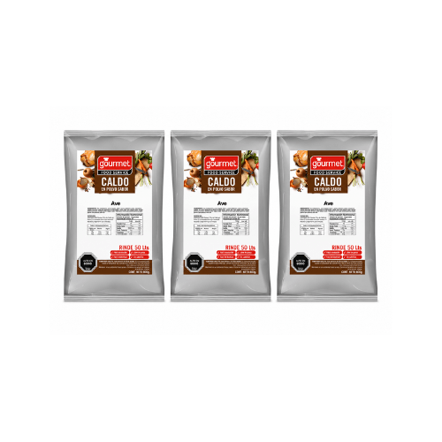 3 unidades de Caldo de Ave en Polvo Gourmet 800 g1