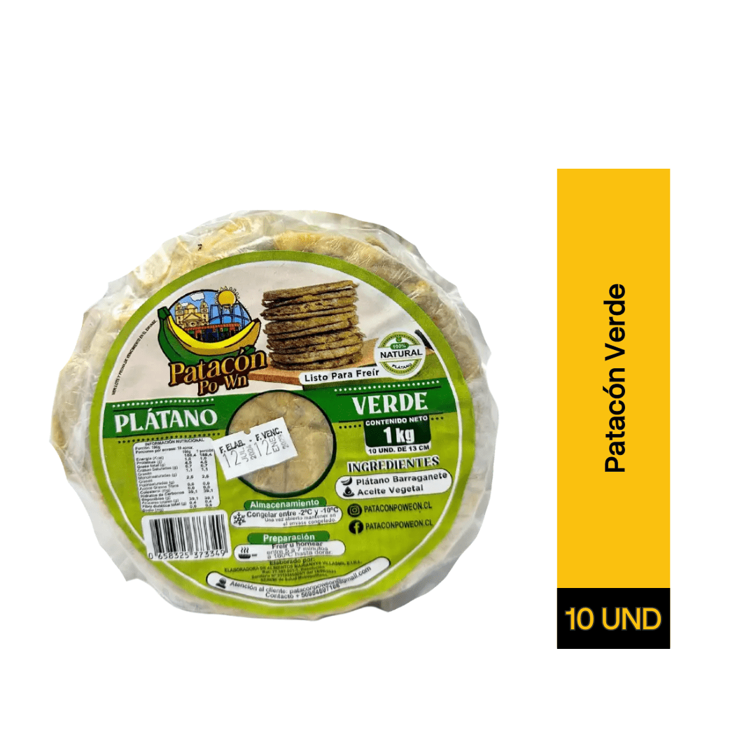 Patacón Verde Marca Poweon3