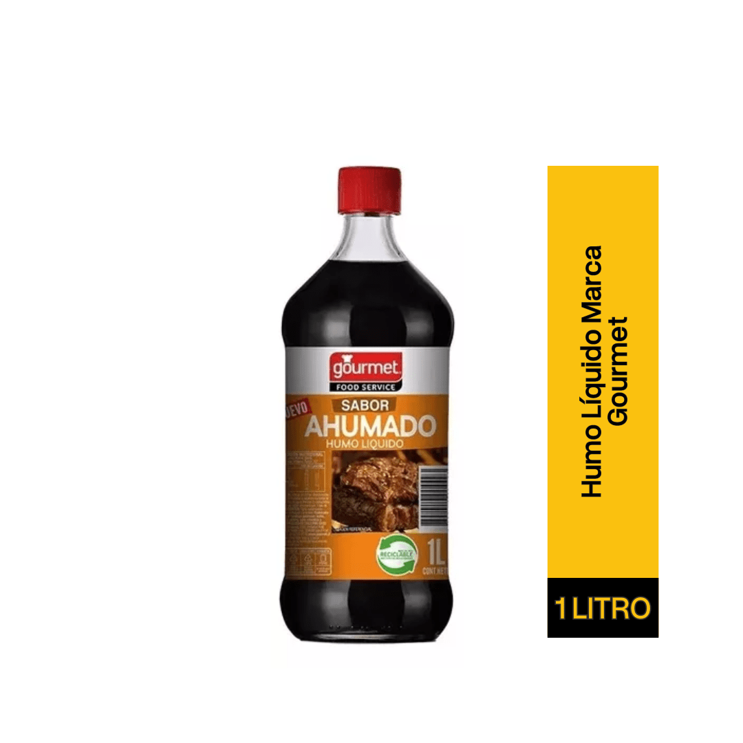Salsa sabor Ahumado (Humo liquido) Marca Gourmet3